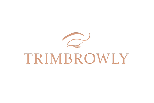 je veux un logo de ma marque de beauté "TRIMBROWLY" sur ma boutique shopify , pour la mettre en-tête du page , a la page du paiement   , svp plus PROF et Attirable , avec ses dimension de logo ;  